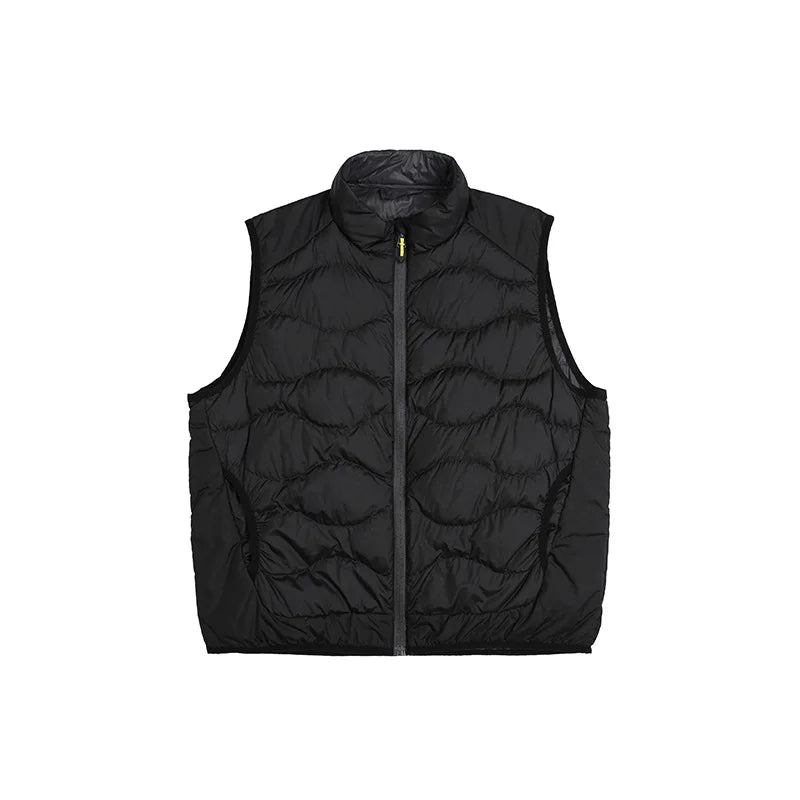 Outdoor Mountain Style Lightweight Down Vest Coat — dettaglio della stampa