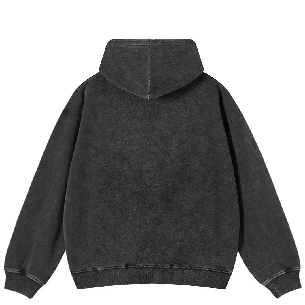 Oversized Another Self Graphic Hoodie Sweatshirt — vista posteriore