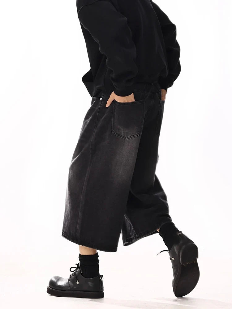 Oversized Black Long Jorts — dettaglio