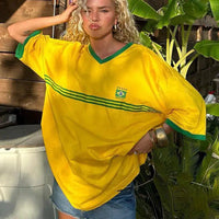 Oversized Brazil T Shirt — vista posteriore