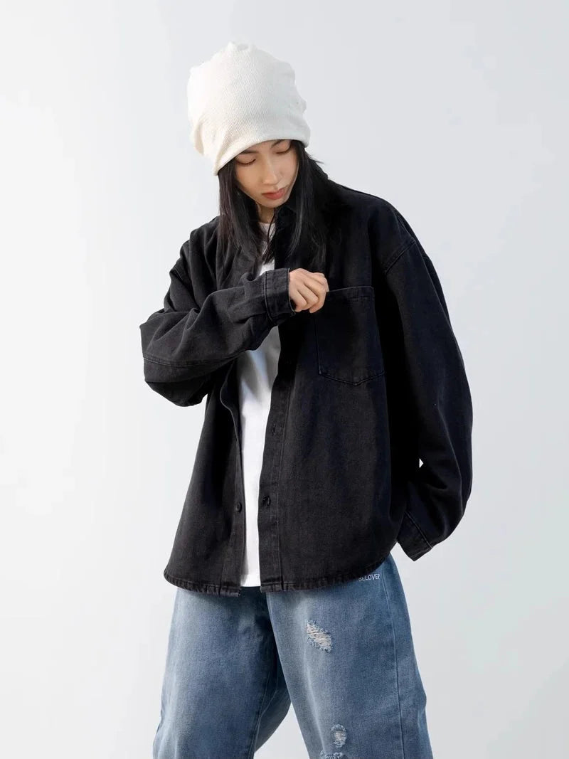 Oversized Button Up Outer Jacket — dettaglio