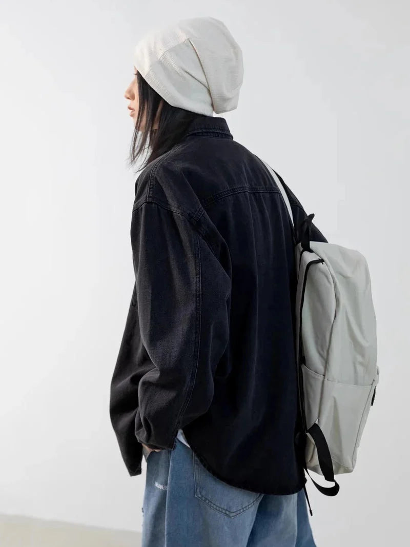 Oversized Button Up Outer Jacket — in alternativa