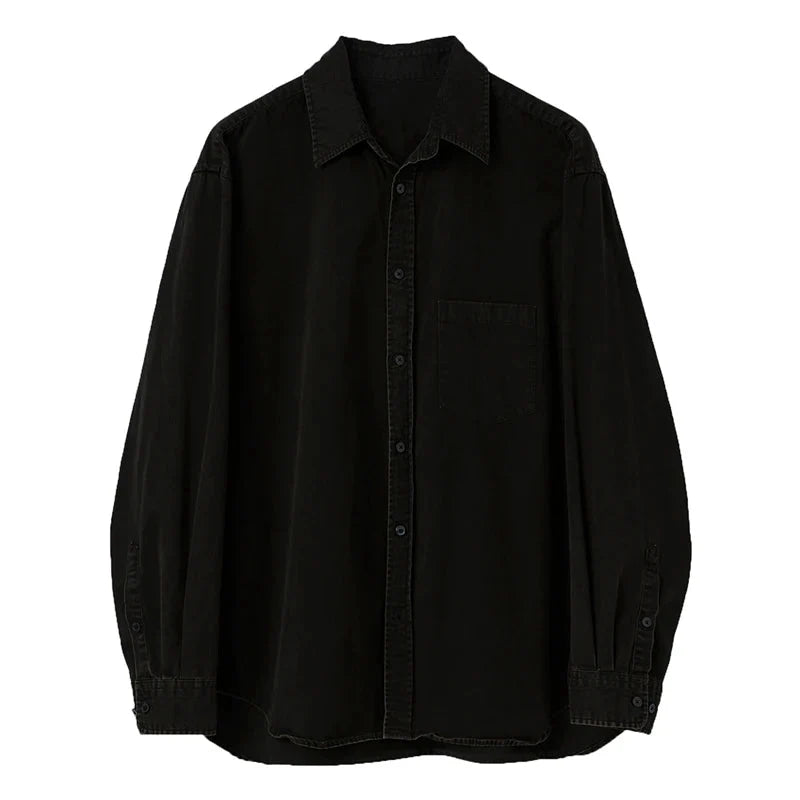Oversized Button Up Outer Jacket — vista frontale