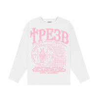 Oversized Gothic Graphic Long Sleeve Top — vista frontale