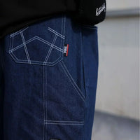 Oversized Jean Shorts Jorts — vista completa