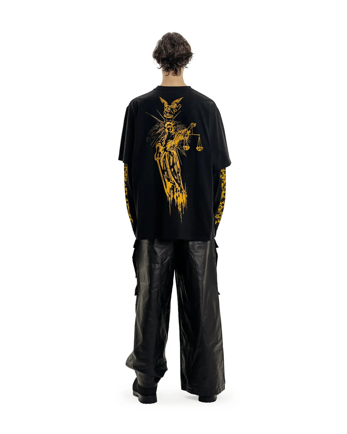 Oversized Justice Graphic Long Sleeve Top — in alternativa