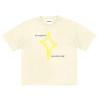 Oversized Star Graphic T Shirt — dettaglio della stampa