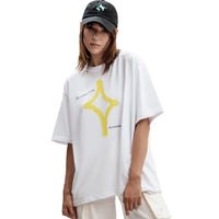 Oversized Star Graphic T Shirt — vista laterale