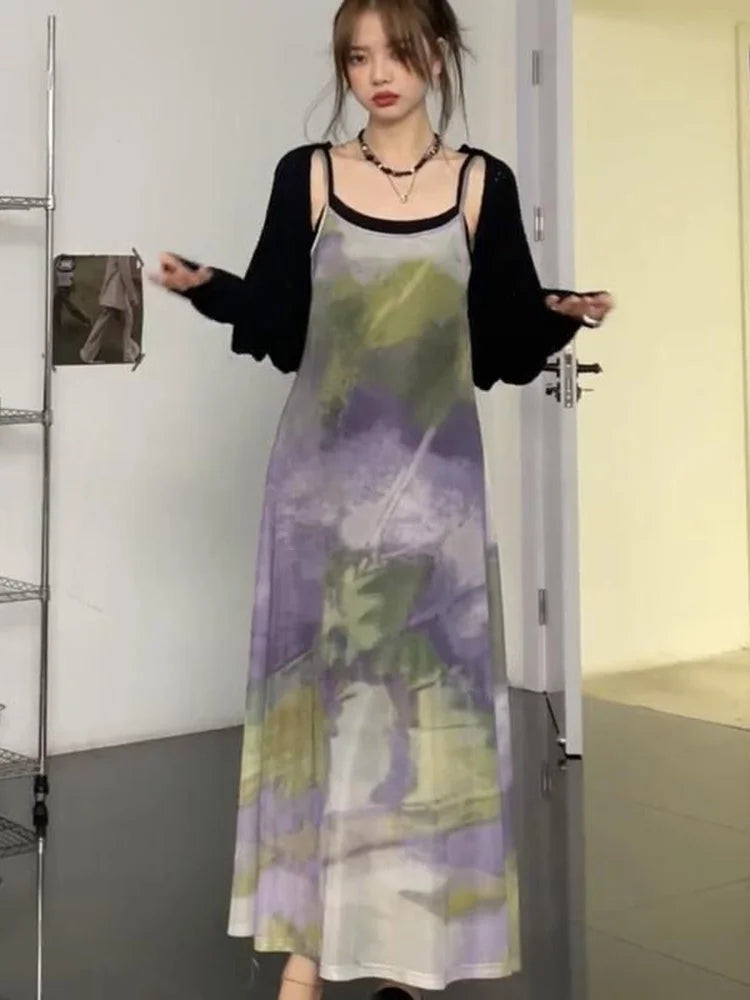 Painters Paradise Maxi Skirt — vista laterale