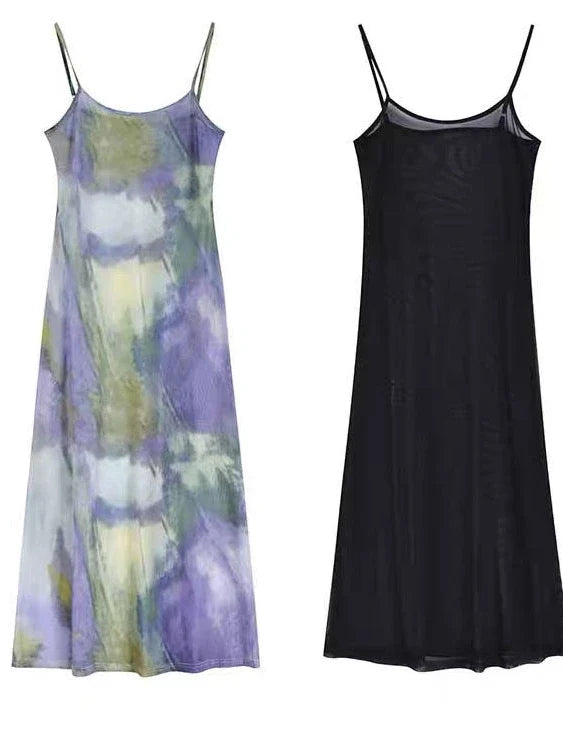 Painters Paradise Maxi Skirt — vista frontale