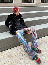 Painters Workspace Graphic Baggy Jeans — vista posteriore