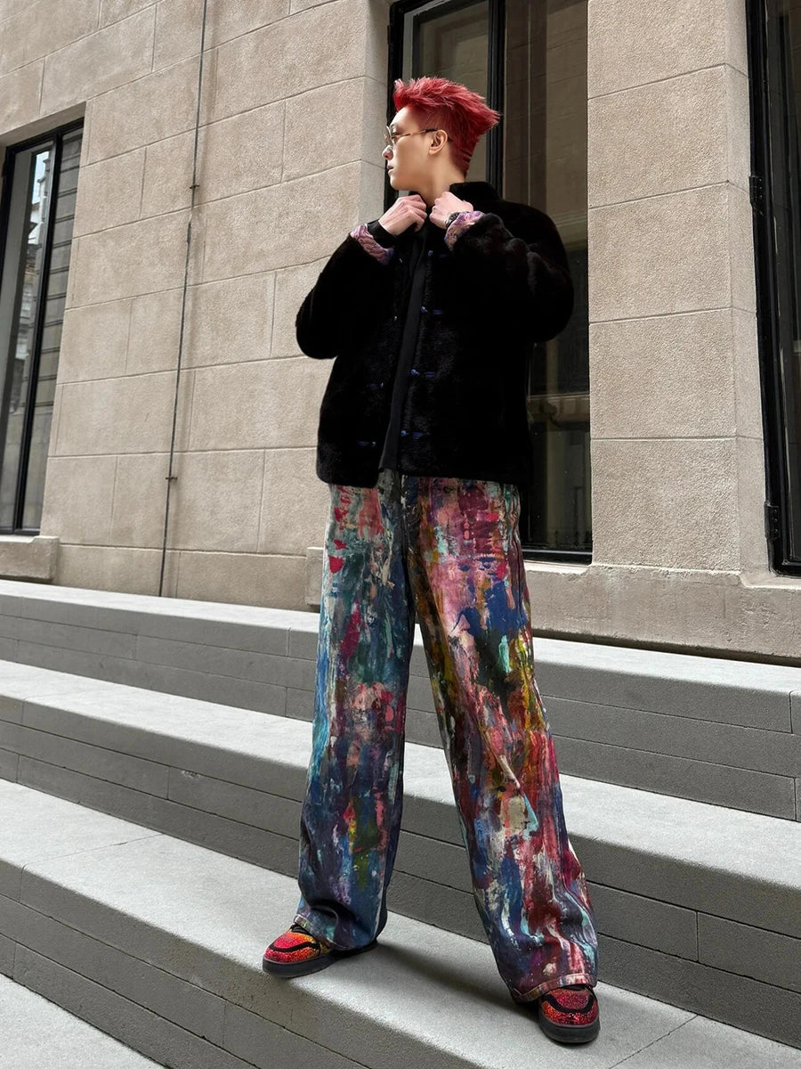 Painters Workspace Graphic Baggy Jeans — dettaglio