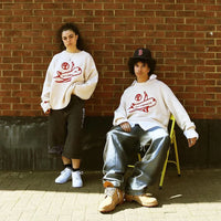 Paper Planes Crewneck Knitted Sweater — vista posteriore