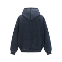 Patchwork Embroidered Zip Up Hoodie — vista laterale