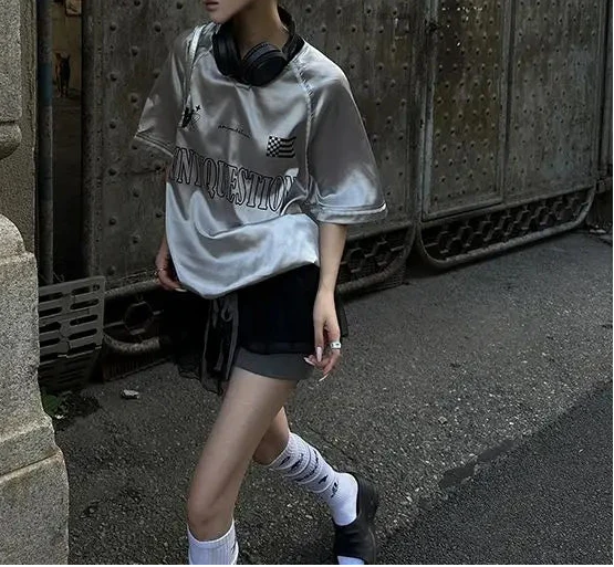 Patchwork Sliver Graphic Jersey — dettaglio