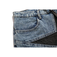 Patchwork Star Denim Shorts Jorts — in alternativa