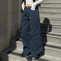Patchwork Workwear Baggy Jeans — dettaglio della stampa