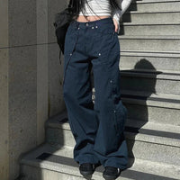 Patchwork Workwear Baggy Jeans — in alternativa