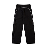 Piping Parachute Trousers — vista posteriore