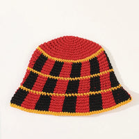 Plaid Knit Bucket Hat — dettaglio della stampa