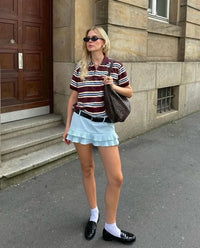 Pleated Micro Mini Skirt — in alternativa