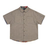 Y2K Pocket Plaid Reversible Short Sleeve Shirt