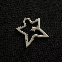 Pointed Star Belt Loop Carabiner Keychain — dettaglio della stampa