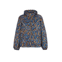 Pond Flower Design Thin Light Windbreaker Jacket — vista laterale
