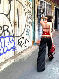 Pretty Girl Aesthetic Halter Top — dettaglio