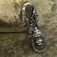 Punk Carabiner Keychain — vista posteriore