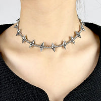 Punk Spike Choker Necklace — dettaglio