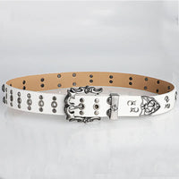 Punk Studded Rivet Belt — vista posteriore
