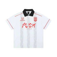 Push Striped Polo Shirt — vista posteriore