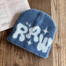 Y2K RRW Fuzzy Graphic Beanie