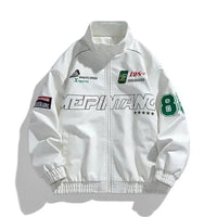 Racing Leather Jacket — vista posteriore