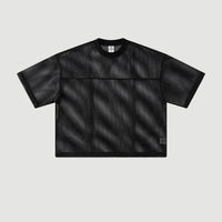 Raw Grunge Mesh T Shirt — dettaglio della stampa