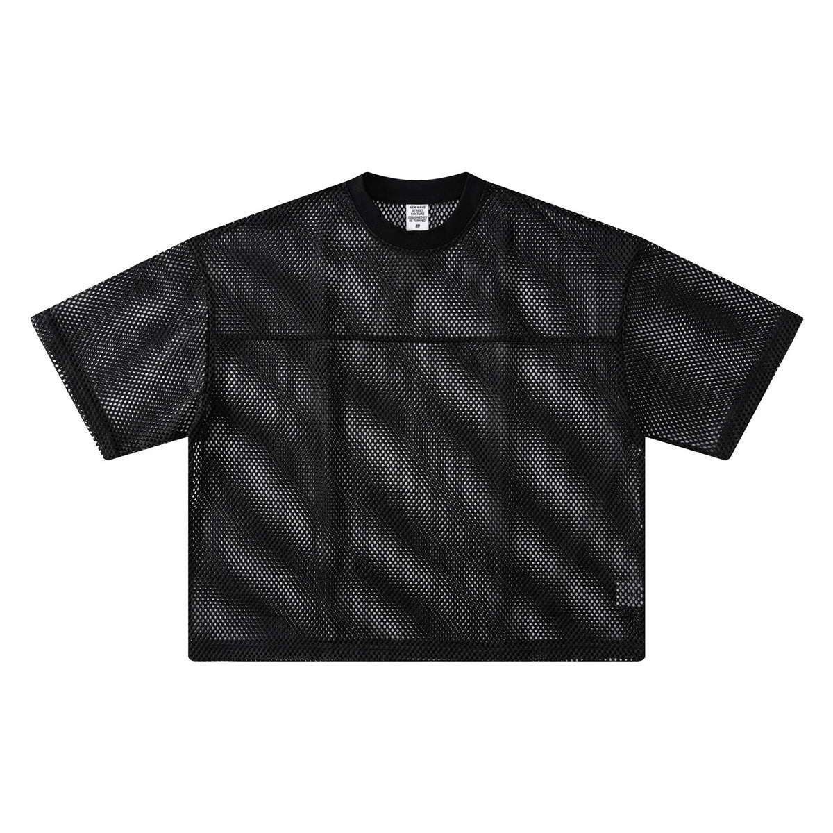 Raw Grunge Mesh T Shirt — vista frontale