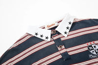 Red 90 Striped Polo Shirt — in alternativa