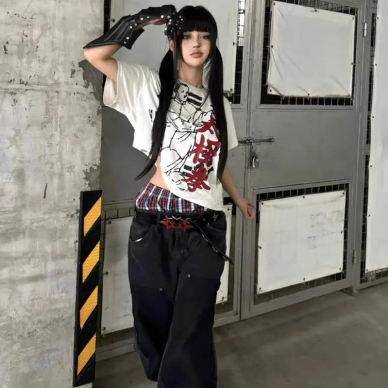 Red Star Buckle Belt — dettaglio della stampa
