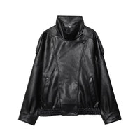 Regular Womens Faux Leather Jacket — dettaglio