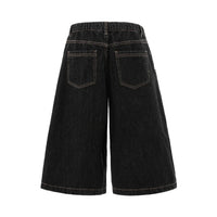 Removable Bandana Denim Shorts Jorts — dettaglio