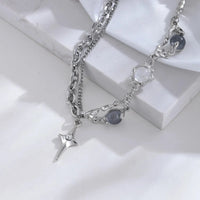 Resin Bead Cross Pendant Necklace — dettaglio della stampa