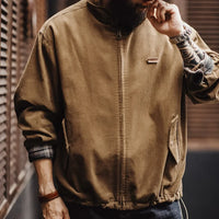 Retro Corduroy Jacket With Stand Up Collar — in alternativa