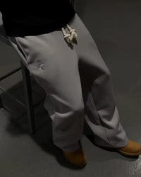 Retro Double Layer Sweatpant Joggers Trousers — dettaglio del tessuto
