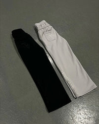 Retro Double Layer Sweatpant Joggers Trousers — dettaglio