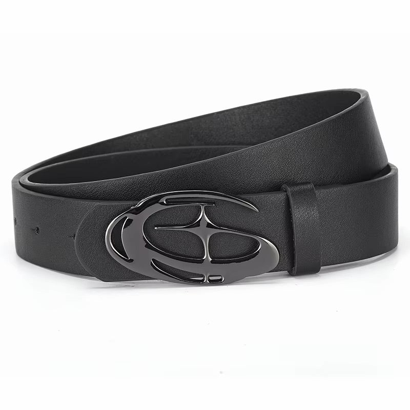 Retro Glistening Star Buckle Belt — vista posteriore