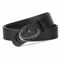 Retro Glistening Star Buckle Belt — vista laterale