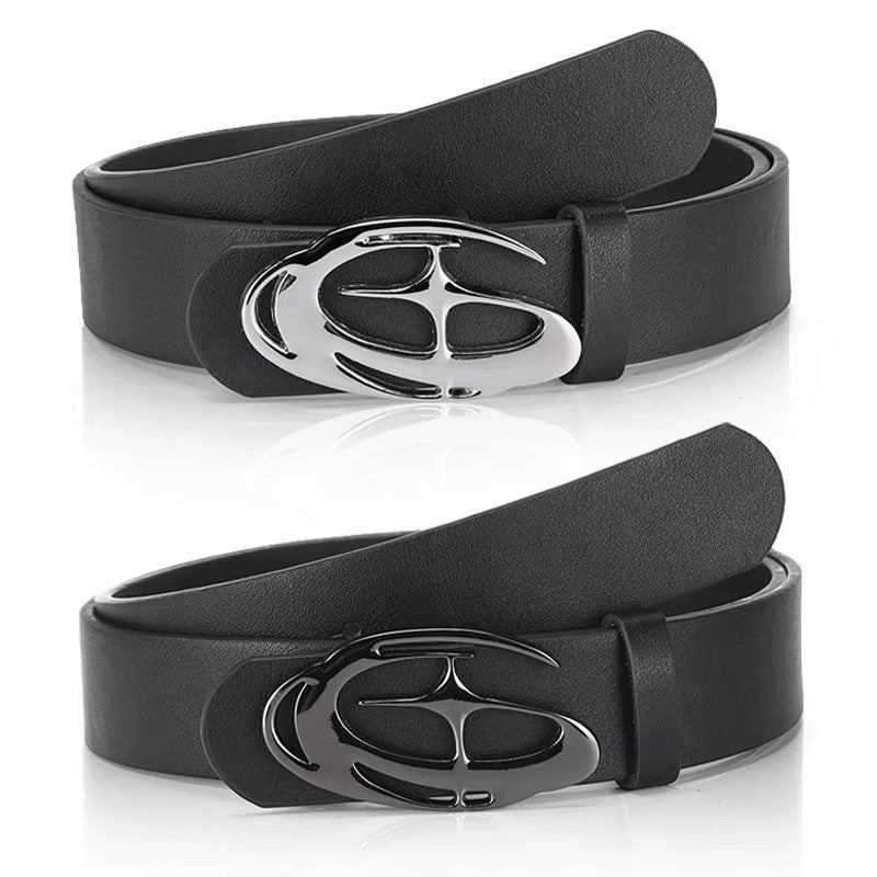 Retro Glistening Star Buckle Belt — dettaglio
