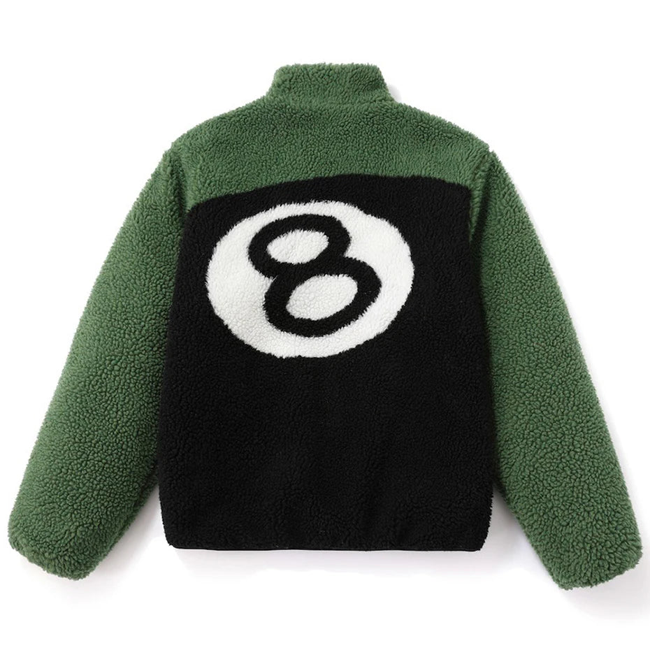 Reversible 8 Ball Fleece Jacket — vista posteriore