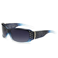 Rhinestone Decorated UV400 Sunglasses — vista posteriore
